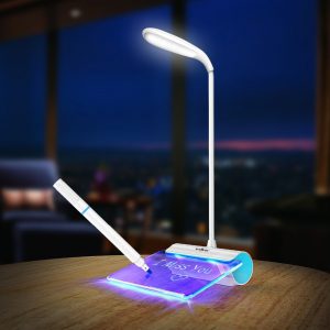 Rechargeable LED Lamp with Message Board